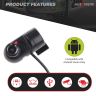 AllExtreme U11 Car Dash Cam 720P Loop HD Video Recorder Wide Angle Lens Android Stereo Compatible Front Camera with Night Vision and USB Interface