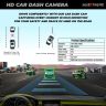 AllExtreme U11 Car Dash Cam 720P Loop HD Video Recorder Wide Angle Lens Android Stereo Compatible Front Camera with Night Vision and USB Interface
