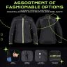 Allextreme AVIANT AIR Women Bike Riding Jacket CE Level 2 Certified Armour Protector Elbows Shoulders Protection Mesh Fabric Motorcycle Rider Gear (XL, Black/Green)