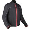 Allextreme AVIANT AIR Bike Riding Jacket CE Level 2 Certified Armour Protector Elbows Shoulders Protection Mesh Fabric Motorcycle Rider Gear for Bikers (XL, Black & Red)