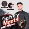 Allextreme AVIANT AIR Bike Riding Jacket CE Level 2 Certified Armour Protector Elbows Shoulders Protection Mesh Fabric Motorcycle Rider Gear for Bikers (3XL, Black & Red)
