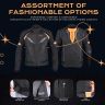 Allextreme WILDFIRE Bike Riding Jacket CE Level 2 Certified Armour Protector for Back Elbows Shoulders Mesh Fabric Motorcycle Gear (XL, Black/Neon Orange)