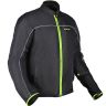 Allextreme AVIANT AIR Bike Riding Jacket CE Level 2 Certified Armour Protector Elbows Shoulders Protection Mesh Fabric Motorcycle Rider Gear for Bikers (3XL, Black & Green)
