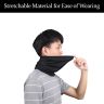 Allextreme Neck Gaiter Bandana For Men & Women Sun Protection (Black)
