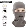 Allextreme Unisex Full Face Anti Pollution Mask UV Protectant Dust Protection Balaclava for Bikers Riding Cycling Bike Motorcycle (Pack of 1,Light Grey)