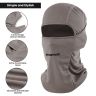 Allextreme Unisex Full Face Anti Pollution Mask UV Protectant Dust Protection Balaclava for Bikers Riding Cycling Bike Motorcycle (Pack of 1,Light Grey)