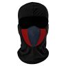 Allextreme Full Face Mask Anti Pollution Sun Protection Warmer Riding Balaclava with Air Filter Mesh for Biking Cycling (Black & Red)