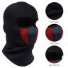 Allextreme Full Face Mask Anti Pollution Sun Protection Warmer Riding Balaclava with Air Filter Mesh for Biking Cycling (Black & Red)