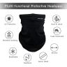 Allextreme Headwear Bandana For Men And Women Super Soft & Breathable (Black)