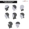 Allextreme Lycra Full Face Cover Mask Bike Riding & Cycling Anti Pollution Dust Sun Protection Balaclava with Air Filter Mesh (EXMASK01)