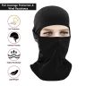 Allextreme Full Face Anti-Pollution Balaclava Mask for Bikers Riding Dust and UV Protection (Black)