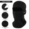 Allextreme Full Face Anti-Pollution Balaclava Mask for Bikers Riding Dust and UV Protection (Black)
