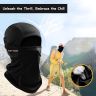 Allextreme Full Face Anti-Pollution Balaclava Mask for Bikers Riding Dust and UV Protection (Black)
