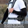 Allextreme Unisex Arm Sleeves Cover For Basketball Cycling And UV Protection (Black)