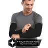 Allextreme Unisex Arm Sleeves Cover For Basketball Cycling And UV Protection (Black)
