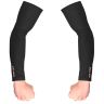 Allextreme Arm Sleeves for Men & Women Hand UV Protection Cover for Basketball Cricket Biking and Outdoor Use - (Black, Pair of 1)