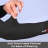 Allextreme Arm Sleeves for Men & Women Hand UV Protection Cover for Basketball Cricket Biking and Outdoor Use - (Black, Pair of 1)