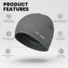 Allextreme Unisex Helmet Liner Skull Cap Reusable Unisex Sweat Head Wraps Cycling Running Bandanas for Men Women - (1Pc, Gray)