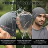 Allextreme Unisex Helmet Liner Skull Cap Reusable Unisex Sweat Head Wraps Cycling Running Bandanas for Men Women - (1Pc, Gray)