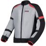 Allextreme SNOWSTORM Bike Riding Jacket CE Level 2 Certified Armour Protector Back Elbows Shoulders Protection Mesh Fabric Motorcycle Rider Gear for Bikers (3XL, Black & Red)