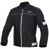 Allextreme TRIPPER Bike Riding Jacket Windproof Biker Mesh Fabric Armour Back Elbows Shoulders Protection Racer Motorcycle Gear Protector for Men (S, Grey & Black)