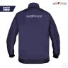 Allextreme GX01 Men's Windcheater with Front Zip Closure Full Sleeve Polyester Windbreaker Sports Winter Jacket for Gym Workout Running Travel Trekking (XL, Blue)