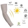Allextreme Arm Sleeves for Men & Women Hand UV Protection Cover for Basketball Cricket Biking and Outdoor Use - (Gray, Pair of 1)