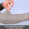 Allextreme Arm Sleeves for Men & Women Hand UV Protection Cover for Basketball Cricket Biking and Outdoor Use - (Gray, Pair of 1)