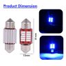 Allextreme T10 LED Universal Car Interior Super Bright Roof Light Reading Dome Bulb Lamp with Festoon Holder (5W, White, 2 Pc)