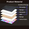Allextreme S34 Non Inflatable Car Bed Mattress Double-Sided Back Seat Foldable Sleeping Bed for Kids & Adults Travel Trips Camping Picnic Universal Fit - (Pink)