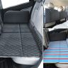 Allextreme S33 Non Inflatable Car Bed Mattress Double-Sided Back Seat Foldable Sleeping Bed for Kids & Adults Travel Trips Camping Picnic Universal Fit - (Aqua Blue)