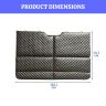 Allextreme S31 Non Inflatable Car Bed Mattress Double-Sided Back Seat Foldable Sleeping Bed for Kids & Adults Travel Trips Camping Picnic Universal Fit - (Blue)