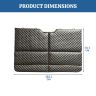 Allextreme S32 Non Inflatable Car Bed Mattress Double-Sided Back Seat Foldable Sleeping Bed for Kids & Adults Travel Trips Camping Picnic Universal Fit - (Purple)