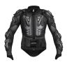AllExtreme ARBA001 Full Body Armor Jacket Spine Chest Protection Gear Motocross Protector for Motorcycling Biking Riding - (Black, Size - XL)