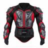 AllExtreme ARBA002 Full Body Armor Jacket Spine Chest Protection Gear Motocross Protector for Motorcycling Biking Riding - (Red, Size - XXXL)
