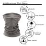Allextreme Neck Gaiter Bandana For Men & Women Sun Protection (Grey)