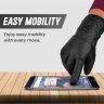Allextreme Winter Riding Gloves Synthetic Leather Full Finger Warm Mittens for Motorbike Racing Biking Climbing Cold Weather Protection