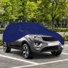Allextreme TN9002 100% Waterproof Car Body Cover Compatible for Tata Nexon 3 Layers UV & Rain Protection Triple Stitched Full Bottom Elastic Grip with Mirror Pockets (Tiebond Blue)