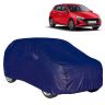 Allextreme I9002 100% Waterproof Car Body Cover Compatible for Hyundai i20 Elite 3 Layers UV & Rain Protection Triple Stitched Full Bottom Elastic Grip with Mirror Pockets (Tiebond Blue)