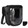 Allextreme Universal Bike Tank Bag Pouch (Non Magnetic) with Water Proof Rain Cover & Straps to use as Sling Pouch Bike Riding Accessory for All Motorcycles (2.5Ltr, Black, 1 Pc)