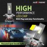 AllExtreme Upgraded H19/H4 350W LED Headlight Bulb for Cars IP68 Water-Resistant Super Bright 6000K/35000LM Conversion Kit with 3 Copper Tube Heat Conduction System (1 Year Warranty, Set of 2)