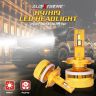 AllExtreme H4/H19 400W LED Headlamp 12V Foglights Conversion Kit for Cars IP68 Water-Resistant with 4 Copper Tubes & One Year Warranty (6000K/40000LM, Set of 2)