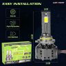 AllExtreme 9006 350W LED Headlight Bulb for Cars IP68 Water-Resistant Super Bright 6000K/35000LM Conversion Kit with 3 Copper Tube Heat Conduction System (1 Year Warranty, Set of 2)