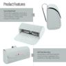 Allextreme Unisex Portable Magnetic Hard Shell Organizer Box Storage Pouch Protective Travel Spectacle Holder Specs Case Goggles Cover for Eyewear and Sunglasses (EX-SH02)