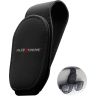 Allextreme PU Leather Sunglasses Holder Eyeglass Clip Spectacle Accessory Goggle Hanger for Car Sun Visor with Magnetic Clip (Black, Pack of 1)