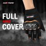 Allextreme Probiker Protective Full Finger Gloves Anti-Skid Surface Breathable Bike Riding Glove for Motorcycle Cycling Climbing Mountaineering Hiking (L, Black & Orange)