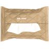 Allextreme Tissue Paper Napkin Holder Wipes Case Dispenser Bag Luxury PU Leather Back Seat Tissue Holder for Car Travel Home Office-Beige