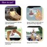 Allextreme Hanging Car Perfume Spray with Card Scent - Lyrical Lavender Fragrance 600 Sprays for 90 days Air Freshener Interior Diffuser Car-Accessories Essential Oil Aroma (Set of 1, 50ml)