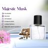 Allextreme Hanging Car Perfume Spray with Card Scent - Majestic Musk Fragrance 600 Sprays for 90 days Air Freshener Interior Diffuser Car-Accessories Essential Oil Aroma (Set of 1, 50ml)