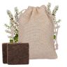 Allextreme Hanging Wood Jute Bag Car Perfume Scent - Majestic Musk Fragrance for 30 Days Diffuser Interior Car-Accessories Air Freshener with Essential Oil Aroma (Set of 1, 40g)